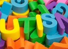 autism colourful letter pieces