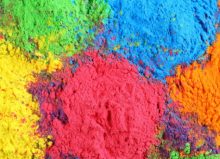 colourful powders together