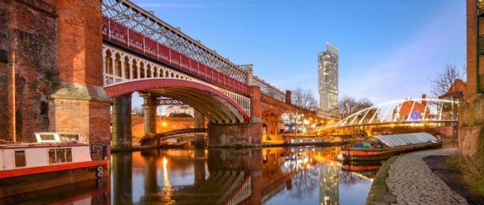 canal view in Manchester