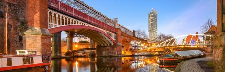 canal view in Manchester