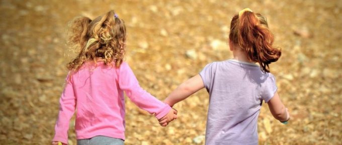 children playing outdoors