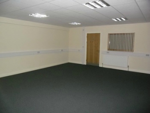 large empty office space at redbank house