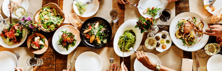 restaurant food offering eat out to help out